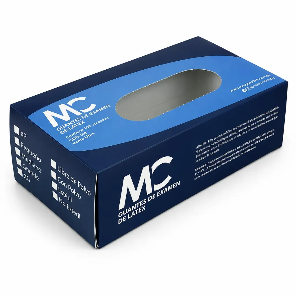 Caja p/ guantes